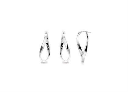 Rhodium Plated | Clip Earrings